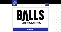 Desktop Screenshot of chrisedwardsballs.com