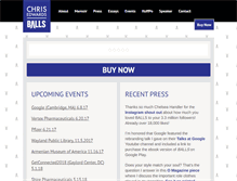 Tablet Screenshot of chrisedwardsballs.com